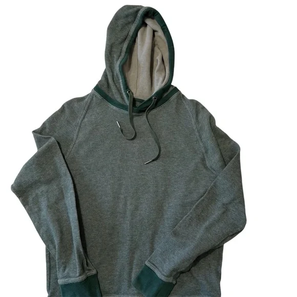 Banana Republic Green Lightweight Hoodie Men’s Size Medium - Picture 3 of 6